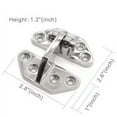 thumbnail image 2 of ISURE MARINE Boat Hatch Hinge Heavy Duty Stainless Steel W/Removable Pin Hardware, 2 of 4