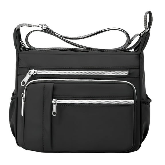 GASTROPOD 10 Pockets Crossbody Purses for Women Medium Pocketbooks Lightweight Ladies Satchel Bag Multi Pocket Shoulder Handbag Medium Crossbody Bags for Women