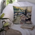 thumbnail image 3 of Sailboats Painting Fabric Decorative Pillow, 3 of 4