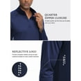 thumbnail image 3 of Xidunhg Men's Quarter Zip Pullover Long Sleeve, Moisture Wicking Quick Dry Athletic Shirt for Running Golf Gym Workout Casual, 3 of 13