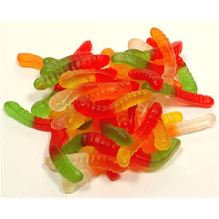 Albanese Confectionery Mini Fruit Gummy Worms, 5 lbs (Best by August 06/26)