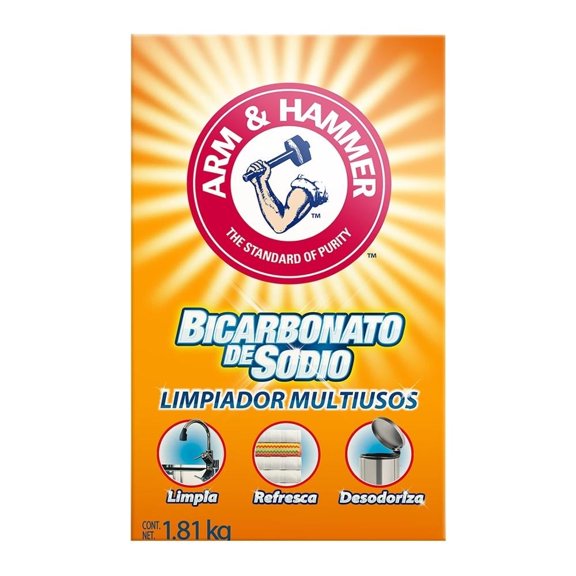Bicarbonato de sodio Arm & Hammer limpiador multiusos 1.8 kg