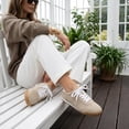thumbnail image 5 of Cushionaire Topcat 100% Genuine Leather Suede Sneakers for Women, Lightweight Everyday Casual Womens Shoes with Retro Style and Cushioned Comfort, 5 of 23