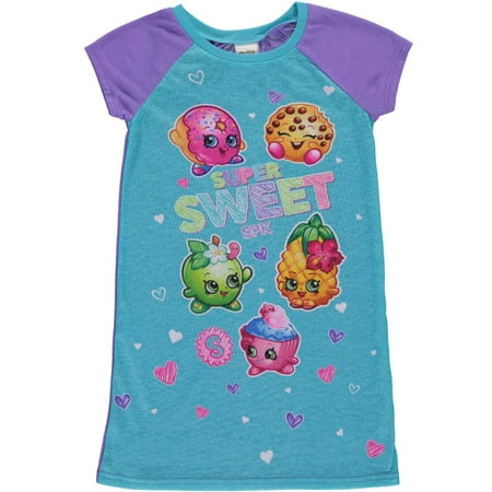 Shopkins Shopkins Big Girls Super Sweet Nightgown 