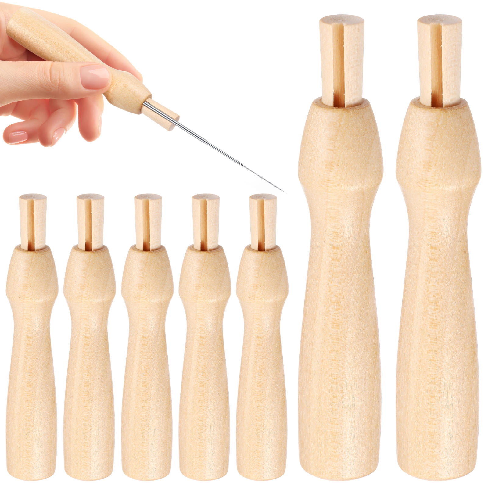 HOOWIFFY 80-Piece Punch Needle Kit with Smooth Embroidery Tools, Easy to Use Craft Supplies for Beginners and Experts