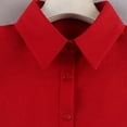 thumbnail image 5 of LoudSung Fake Collar Detachable Half Shirt Blouse False Collar Sets Elegant Pure Color for Women Girls 3PCS, 5 of 7