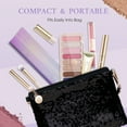 thumbnail image 6 of Color Nymph Blush and Highlighter Palette 4 Colors Powder Highlighter Makeup for Teen Girl Face Makeup Powder Set Included Highlighter, Blush, Bronzing Powder, Contour Powder with Mirror (Purple), 6 of 7