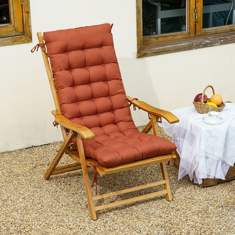 Patio Chaise Lounger Cushion, Indoor/Outdoor Sofa Cushion, 47 inch