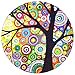 thumbnail image 3 of BOSOBO Mouse Pad, Beautiful Round Mouse Mat with Design Tree of Life, Small Circular Mousepad, Non-slip Rubber Mouse Pad with Stitched Edges, Cute Office Mouse Pad for Girls and Women, 7.9 x 7.9 Inch, 3 of 4