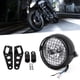 thumbnail image 1 of Cubierta de montaje lateral para parrilla de faro LED de motocicleta de 6,5" con soporte para Cafe Racer, 1 of 15