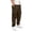 H259 Coffee, variant on SJLDQY Boys' Cargo Pants Elastic Waist Drawstring Wide leg Pants Solid Color Casual Loose Trousers with Pockets