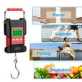 thumbnail image 4 of Portable Fish Scale 50kg/110lbs Rechargeable Digital Hanging Fishing Luggage Scale with 1.5m Measuring Tape, 4 of 8