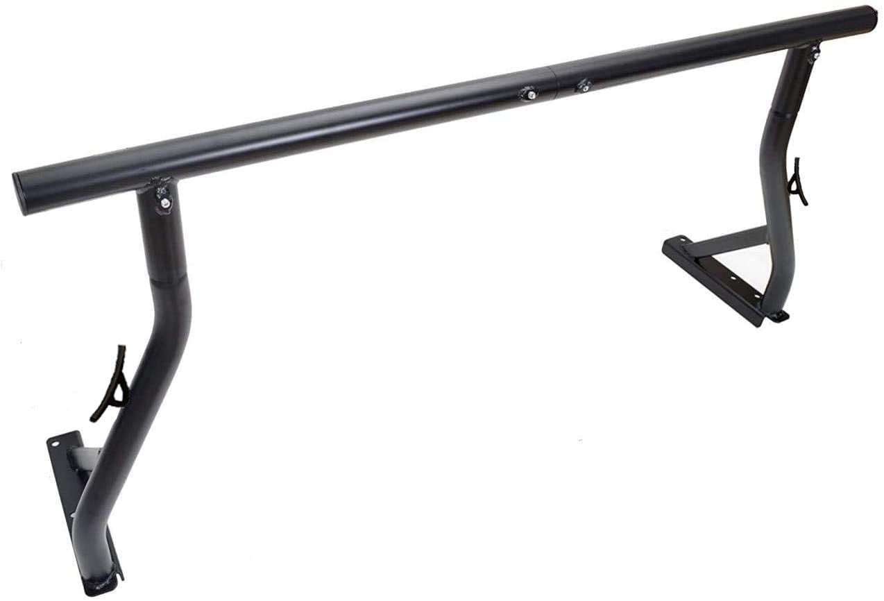 TMS Single Bar Universal Extendable Pickup Truck Bed Ladder Rack Contractor Lumber Utility (US