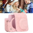 thumbnail image 3 of Instant Camera Bag, 3D Pattern Instant Camera Carrying Case Adjustable Storage  for Camera Black Lace,White Lace,Brown Embossment,Light Pink Embossment,Dark Pink Embossment, 3 of 7