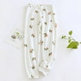 thumbnail image 2 of ShomPort Maternity Fuzzy Pajama Pants Cute Soft Lounge Pant Winter Warm Fleece Long Pants Thick Sleepwear Pant, 2 of 3