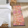thumbnail image 3 of Yayeee Runner Rug for Bedroom 2'x6' Machine Washable Hallway Non Slip Mat, Abstract Pink Flowers, 3 of 8