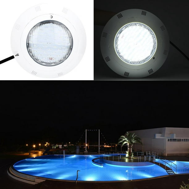 Spptty Lampe de piscine LED RVB, AC12V 40W 360 LED Lumière de couleur  blanche Lumières de piscine sous-marines Changement de couleur multicolore,  Lumière de piscine 