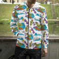thumbnail image 3 of Sudadera con capucha y cremallera con diseño de dinosaurio y grafiti punk para hombre y mujer, sudadera con capucha y cremallera con estampado 3D, ropa de calle de moda, abrigos, 3 of 5