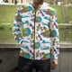 thumbnail image 3 of Sudadera con capucha y cremallera con diseño de dinosaurio y grafiti punk para hombre y mujer, sudadera con capucha y cremallera con estampado 3D, ropa de calle de moda, abrigos, 3 of 5