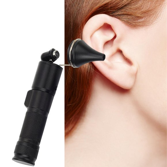 Linterna profesional de luz limpiadora de oídos Colco Negro