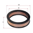 thumbnail image 1 of Filtro de Aire Motor SAKURA 1970 A 1978 L6 3.8L Red, 1 of 3