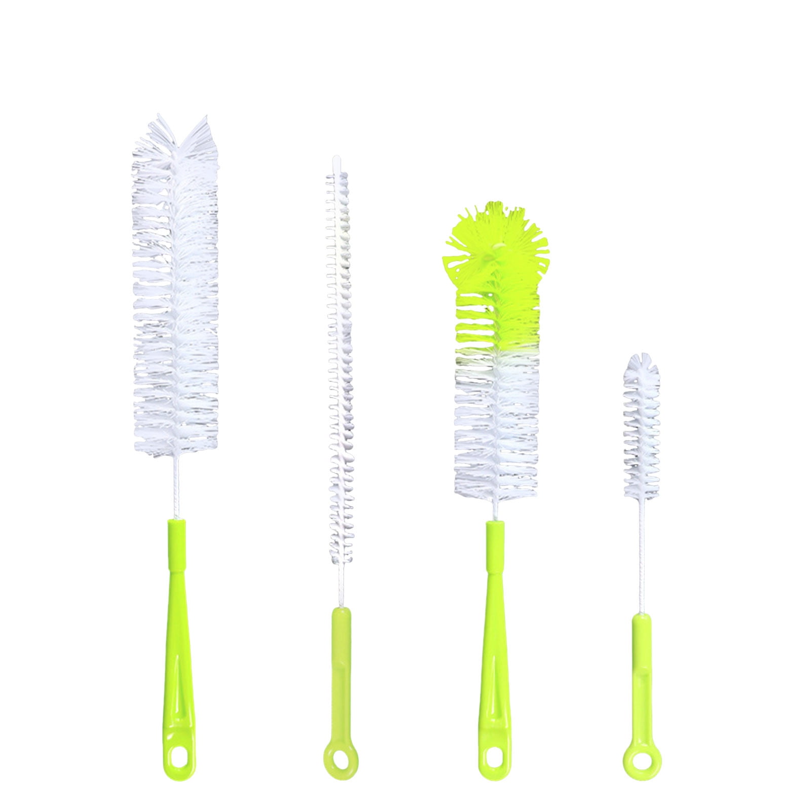 Lot De 12 Brosses De Nettoyage,Goupillon De Nettoyage,Brosse De Nettoyage Pour Tube,Bouteille En Verre,Biberon,Bouilloire Et Clavier,Brosse De Nettoyage En Nylon Pour Bouteille, Blanc