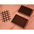 thumbnail image 5 of Unique Bargains Set of 2 Stackable Jewelry Organizer Trays with Removable Dividers Brown-24 Grid Tray, 5 of 7