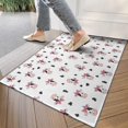 thumbnail image 4 of White Cow Black Spot Bow Pattern Door Rugs,Washable Non Slip Door Mats Indoor,Decorative Door Mats,Entry Mat Indoor for Entrance,Bedroom,Kitchen,Bathroom,17"x30", 4 of 6
