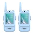 thumbnail image 2 of 2 walkie-talkies con video, intercomunicador para padres e hijos, ideal para acampar, regalo para niños pequeños Azul, 2 of 8