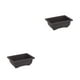 thumbnail image 1 of Wosthever Maceta de bonsái innovadora y ligera negra, para macetas de interior y exterior, macetas de flores para balcón, maceta pequeña Olla pequeña rectangular 16.5*12*6cm 2piezas, 1 of 6