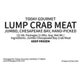 thumbnail image 3 of Today Gourmet Jumbo Lump Crab Meat (Chesapeake Bay) - Hand-Picked - (2) 1lb. Packages, 3 of 10