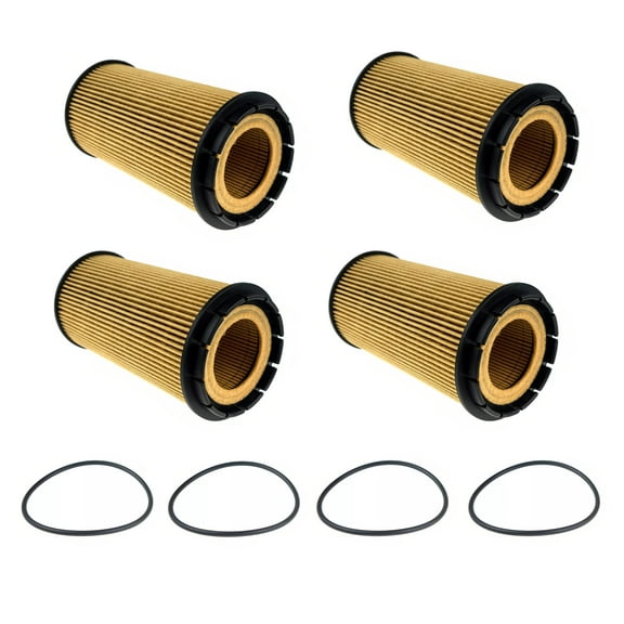 4Pcs 07C115562E Engine Oil Filter For Audi A8 Touareg Bentley Continental