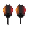 thumbnail image 2 of LED Side Indicator Marker Lights, DC12V 1 Pair Wide Vision Bright Light Trailer LED Marker Lights 200mm Wire Length Sealing High Visibility  For RV Red Yellow,Smoky, 2 of 8