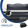 thumbnail image 4 of Uforic FullXL Air Bed featuring Headboard, 18in Inflatable Mattress with Pillow, Portable Electric Pump, Black - Ideal Queen Air Mattress for Camping & Home Use, 4 of 5