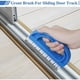thumbnail image 5 of Cepillo rígido para juntas, cepillo de limpieza para baños, cepillo limpiador de juntas de ducha para suelos de baldosas, azul, 5 of 8