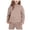 00#Beige257, variant on Shinyii Girls Hoodies Casual Solid Long Sleeve Pullover Sweatshirts, Sizes 2-13