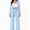 Light Blue, variant on Women’s 2-Piece Blazer and Wide-Leg Pants Set, High-Waist Business Casual Suit Outfit for Work