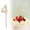 E, variant on Champagne Gold Birthday Number 2 Candle, 3D Molded Elegant Cake Topper with Sturdy Base Stick for Anniversaries, Milestones and Festive Celebration Decor