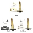 thumbnail image 3 of Langgg Lock Latch Three-pole Ball Tongue Extend And Door Locking System Zinc Alloy Bathroom Lock Cylinder black, 3 of 6