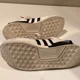 thumbnail image 4 of Adi - das White Red Black NMD R1 V2 Logo Print Sneakers Men's 13, 4 of 6