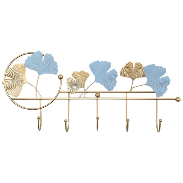 gancho de pared de abrigo Ganchos para abrigos montados en la pared Gancho para llaves Colgador de pared Dorado Celeste A Fanmusic gancho de pared de abrigo