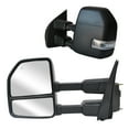 thumbnail image 2 of WLLW Towing Mirrors for Ford F250 F350 F450 F-550 Super Duty 2017 2018 2019 2020 With Power, Heated, Temperature Sensor, Turn Signal Light, Spot Auxiliary Lamp Pickup Truck, 2 of 8