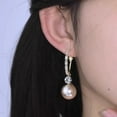 thumbnail image 2 of Pearl Earrings for Women, High-End New Niche Style, Elegant Stud Earrings, Exquisite Versatile Fashion Accessories, Simple Tassel Earrings, 2 of 7