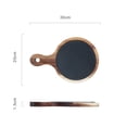 thumbnail image 3 of Bandeja para servir pizza, pala para pizza, vajilla redonda para hornear, tablas para servir, plato para pizza 30x20x1.5cm, 3 of 8