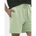 thumbnail image 5 of No Boundaries Soft Fleece Jogger Shorts, 6" Inseam, 2-Pack, Men's and Big Men's, 5 of 7