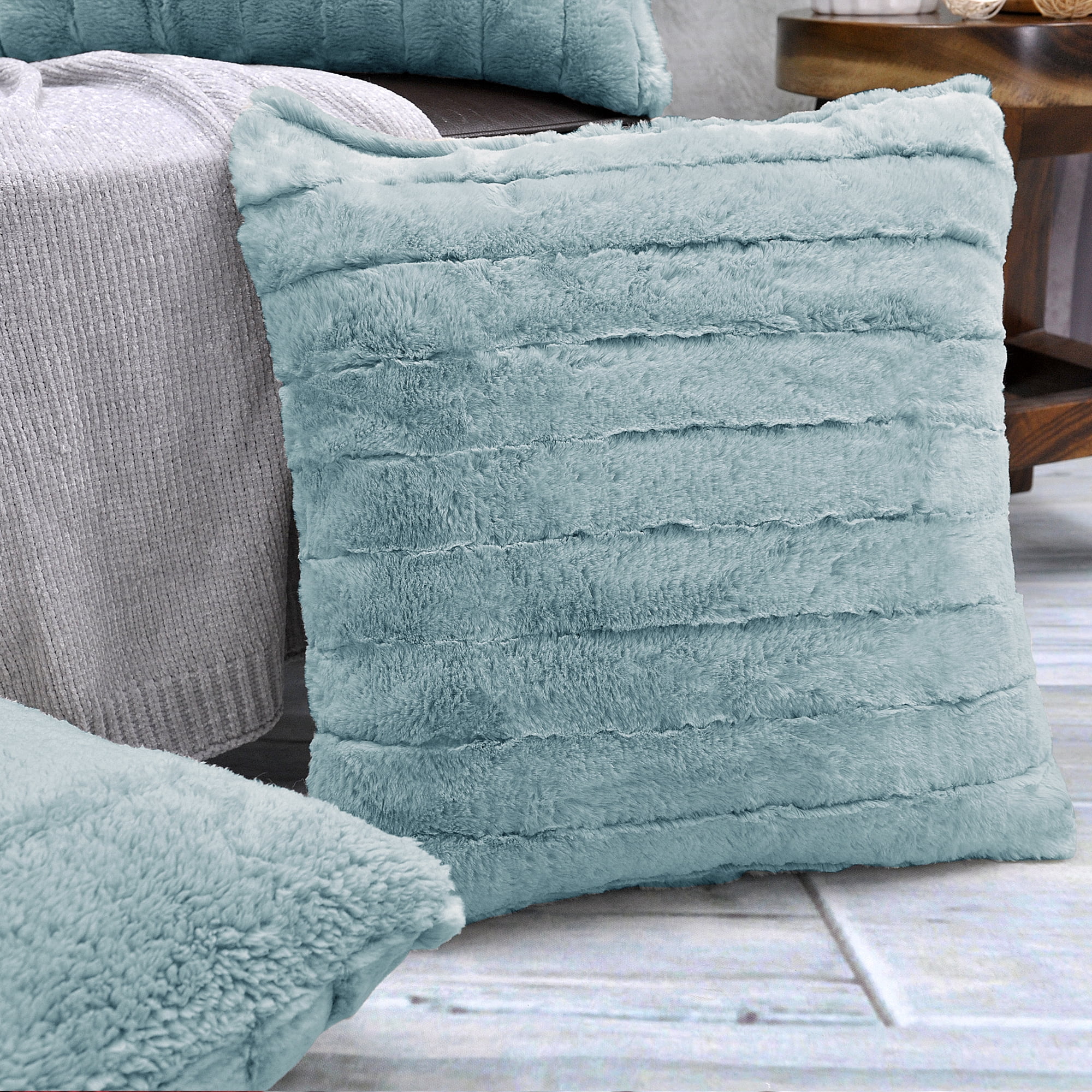 Home Soft Things Super Soft Decorative Pillow Covers, Set of 4, 20x20 inches, Arona
