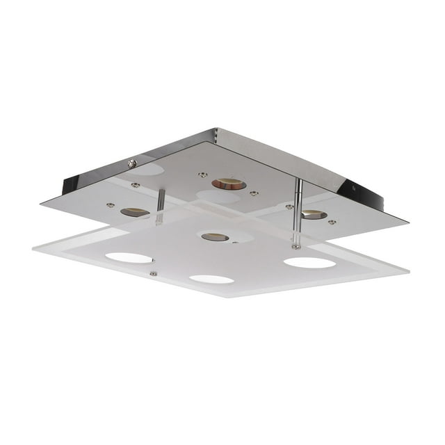 Lámpara de techo GU10, montaje empotrado simple, brillante, versátil, ultra delgada, luz de techo LED de ahorro de energía 85-265V para balcón para sala de estar LHCER 1