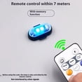 thumbnail image 3 of Riwesomey 6 piezas 6 uds luces estroboscópicas LED inalámbricas con Control remoto para luces de motocicleta y coche Automoción decorativa y accesorios, 3 of 6