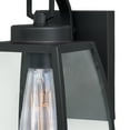 thumbnail image 5 of Vaxcel Granville 1 Light Bronze Geometric Outdoor Wall Lantern Clear Glass, 5 of 5
