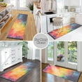 thumbnail image 5 of Ryvnso Tie Dye Print Bedroom Runner Rug 2'x6' Hallway Area Carpet Non Slip Entryway Mat with Tassels, 5 of 8